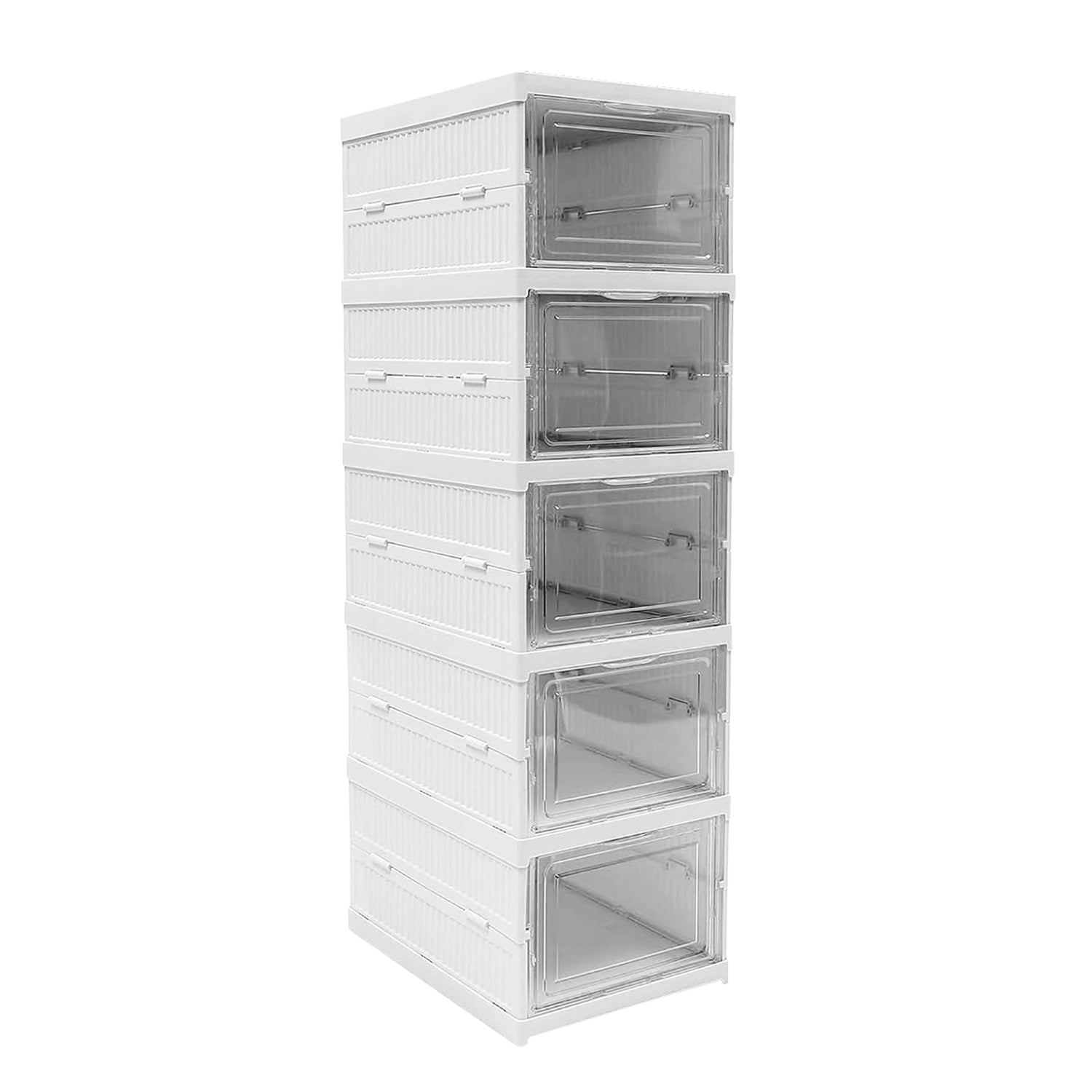 Stackable Multifunctional Storage, for Clothes Foldable Drawer Shelf Basket Utility Cart Rack Storage Organizer Cart for Kitchen, Pantry Closet, Bedroom, Bathroom, Laundry (2, 3, 4, 5, 6 / Layer 1 Pc) Stackable Multifunctional Storage, for Clothes Foldable Drawer Shelf Basket Utility Cart Rack Storage Organizer Cart for Kitchen, Pantry Closet, Bedroom, Bathroom, Laundry (2, 3, 4, 5, 6 / Layer 1 Pc)